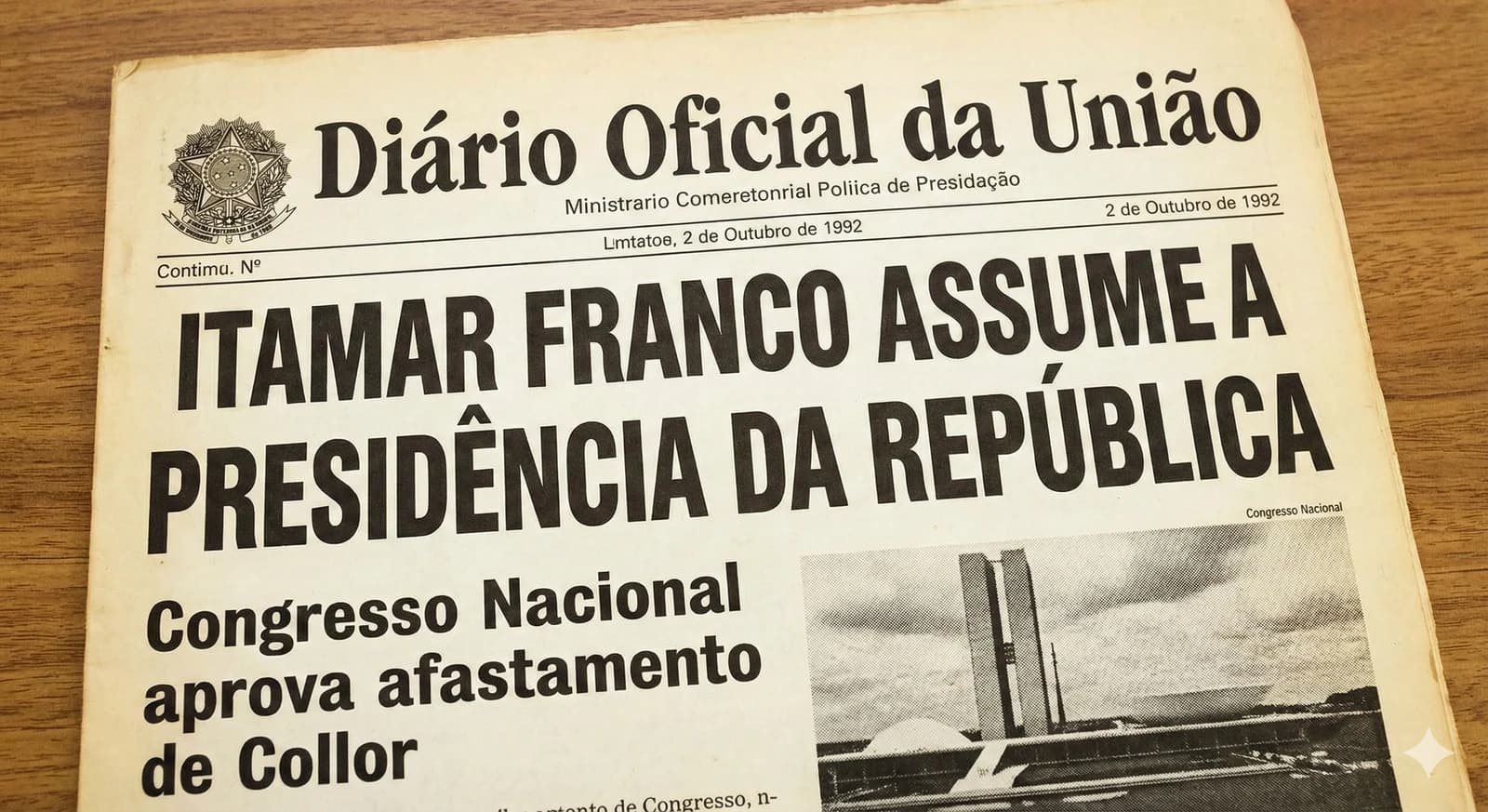 Posse de Itamar Franco