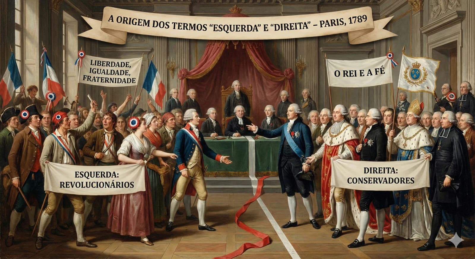 A Origem dos Termos Esquerda e Direita - Paris, 1789